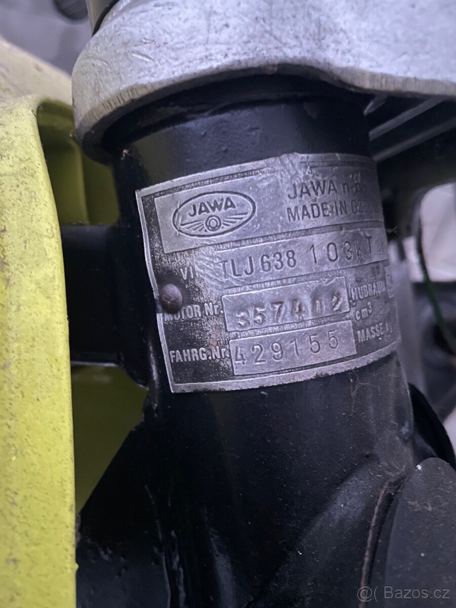 Jawa 350 638 Štítek v Angličtině - 8