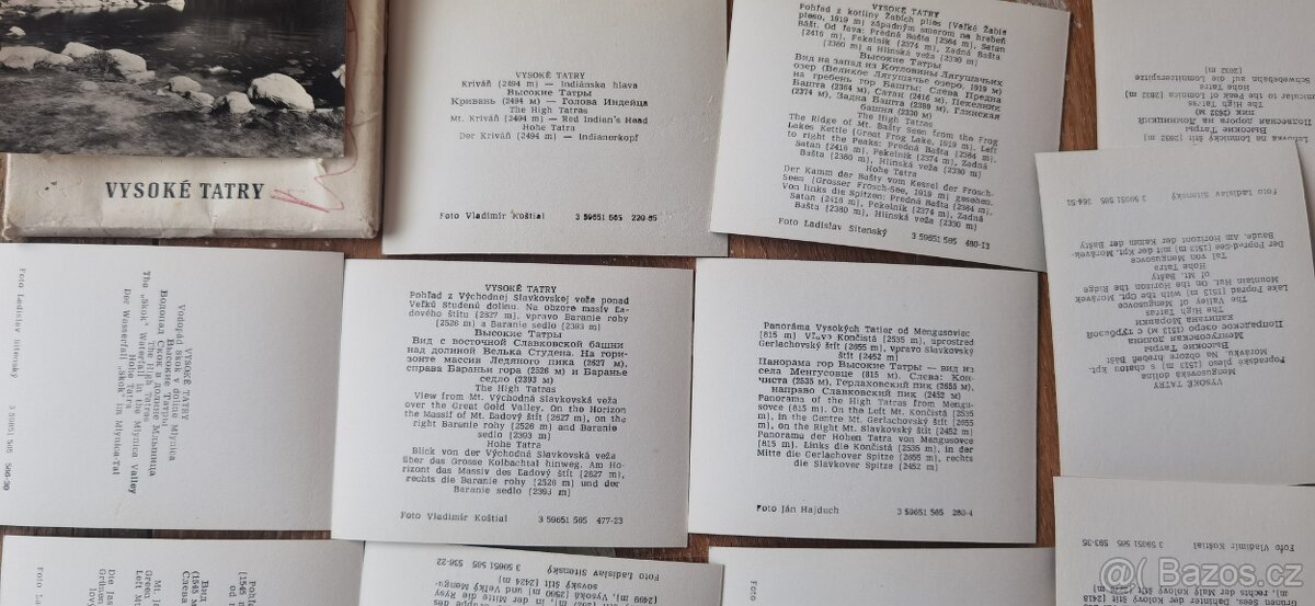 Leporelo, staré, pohlednice - 8