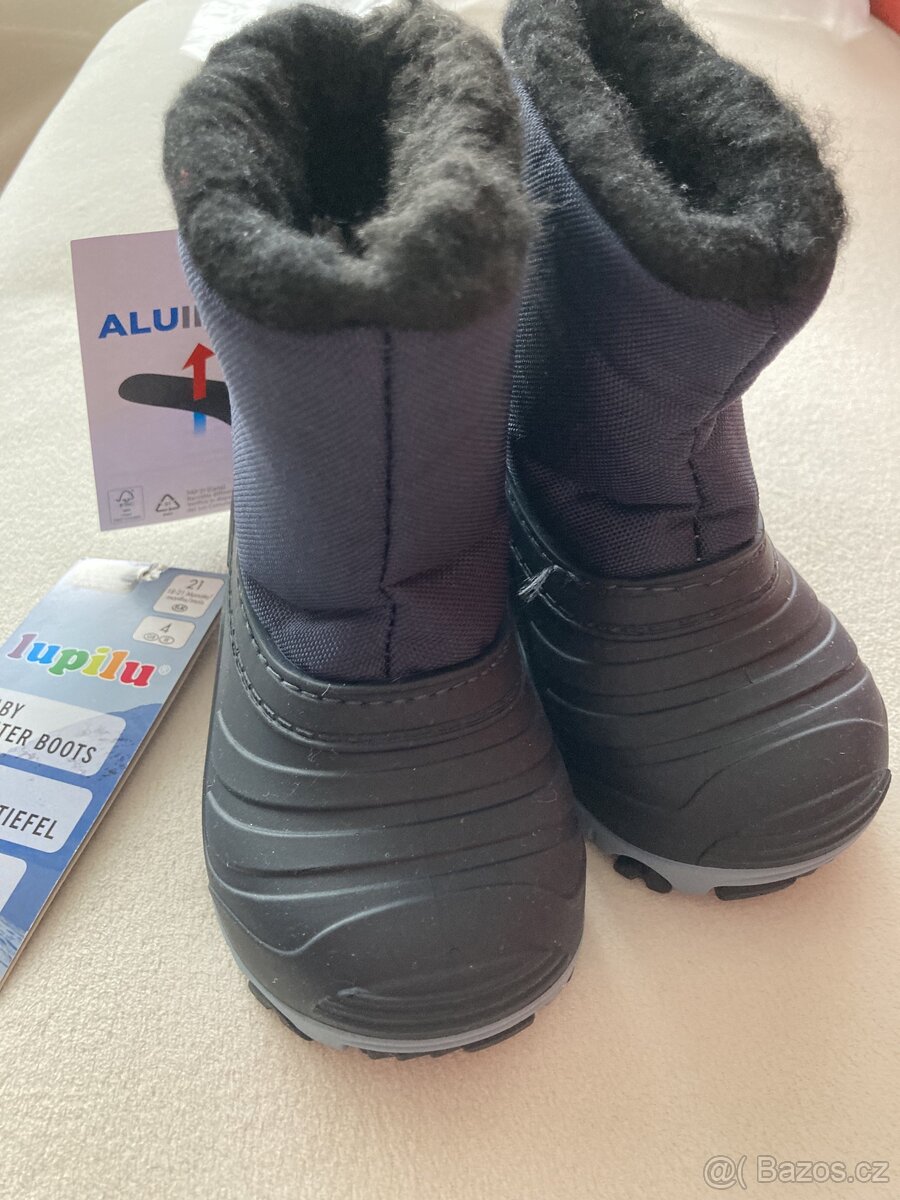 Nové Dětské Zimní boty / sněhule - vel. 21 - 8