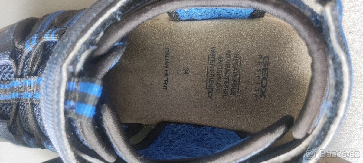 Sandále přezůvky Geox Respira velikost 34 - 8