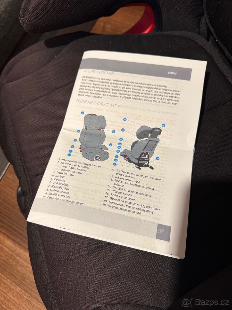 Autosedačka Casualplay Protector Fix - 8