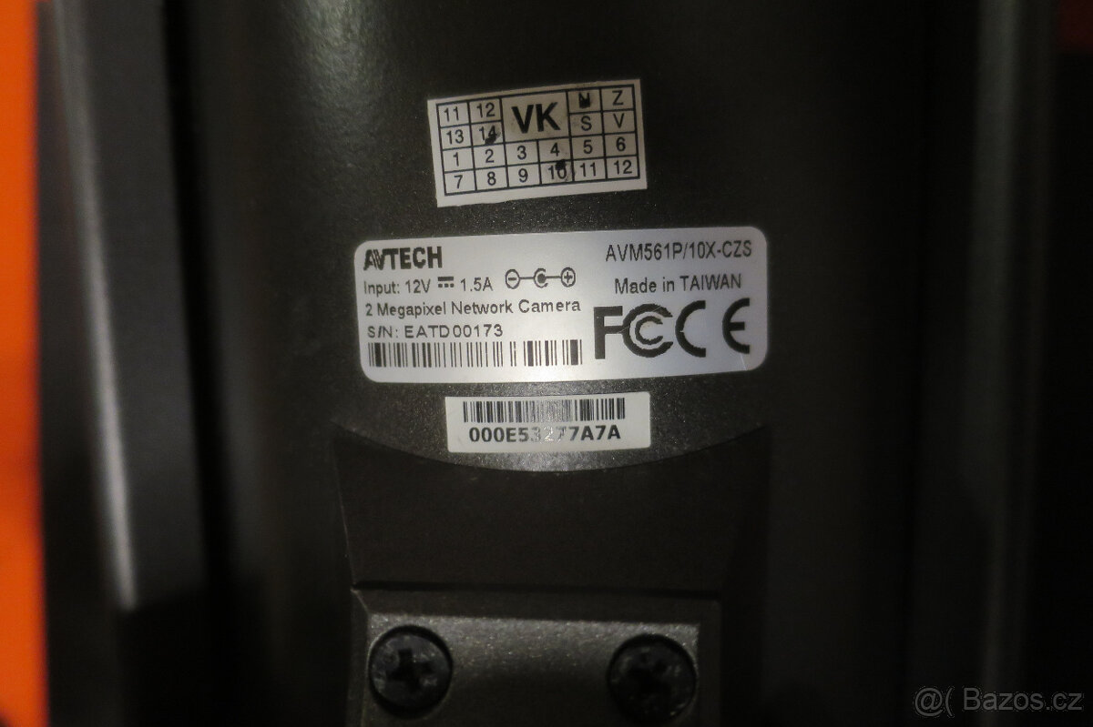 Bezpečnostní kamery se záznamovým zařízením AVTECH-3x - 8