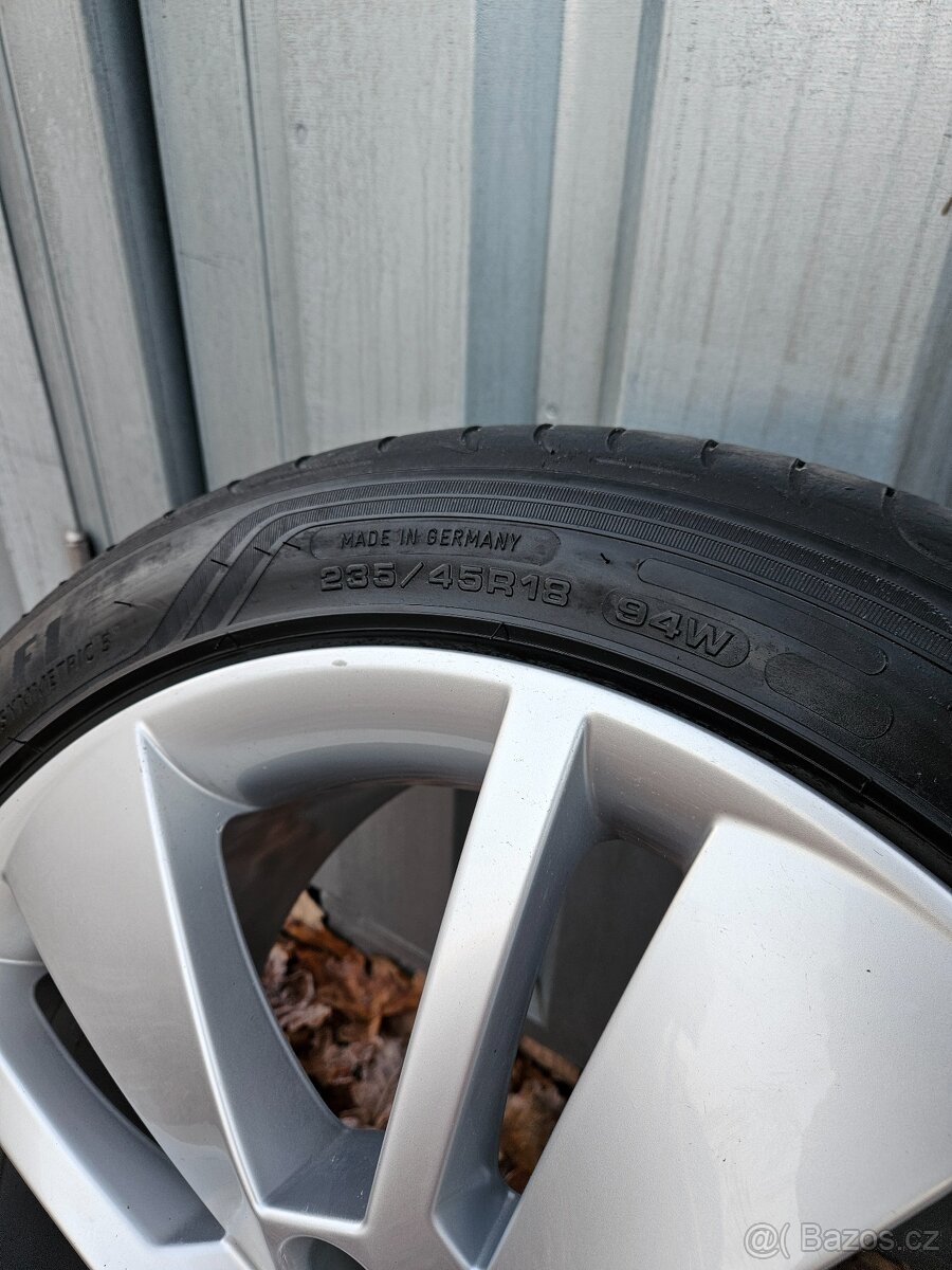 Letní alu kola Zenith 18" Škoda Superb 235/45 R18 - 8