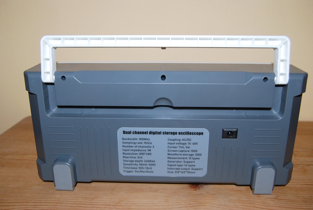 Osciloskop FNIRSI 2x100MHz s generátorem 10MHz NOVÝ - 8
