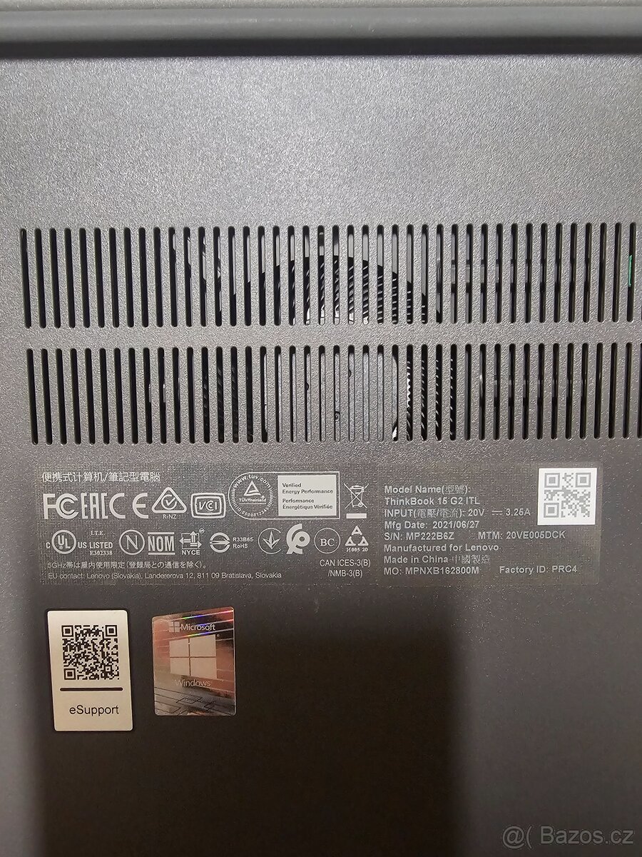 Notebook Lenovo ThinkBook 15 G2 - 8