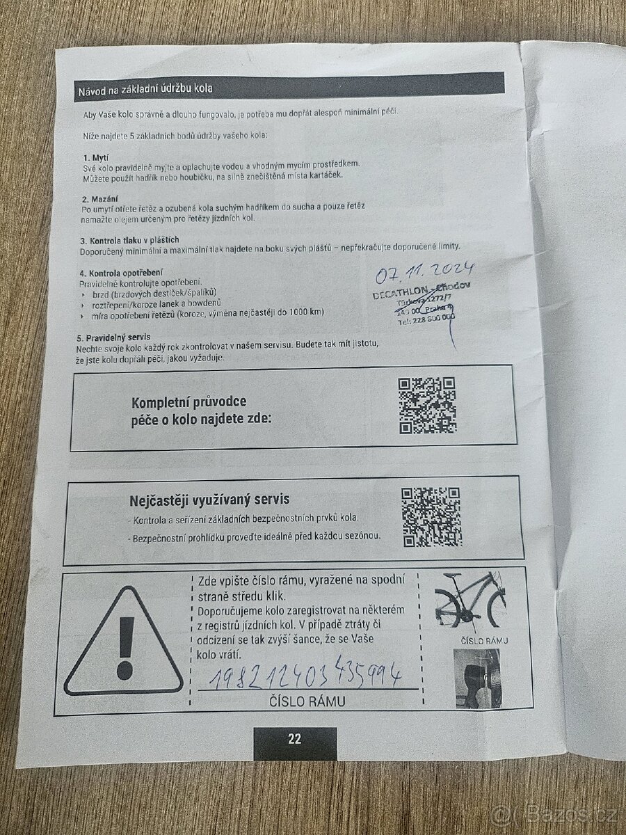 Prodam jizdni kolo.velikost.M - 8