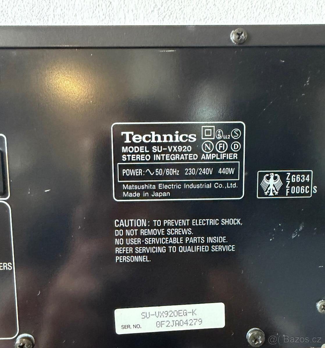 Zesilovač technics su vx920 - 8