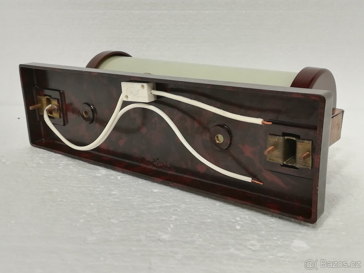 Bakelitové nástěnné retro tubusové světlo - OK stav - 8