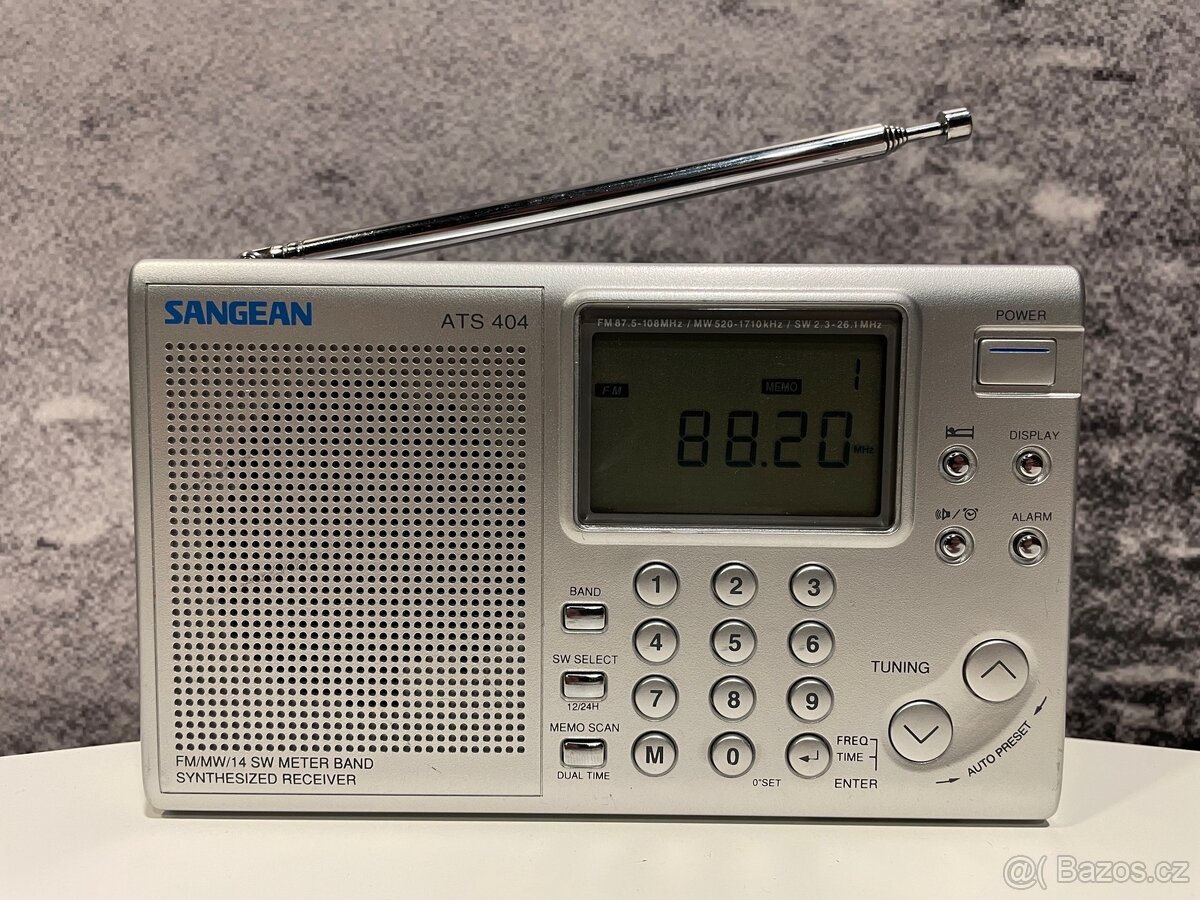 Sangean ATS-404 AM/FM Stereo/SW Receiver - 8