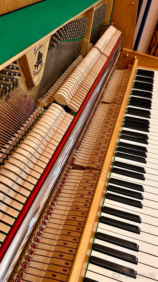 Pianino August Förster, světlý dub - 8