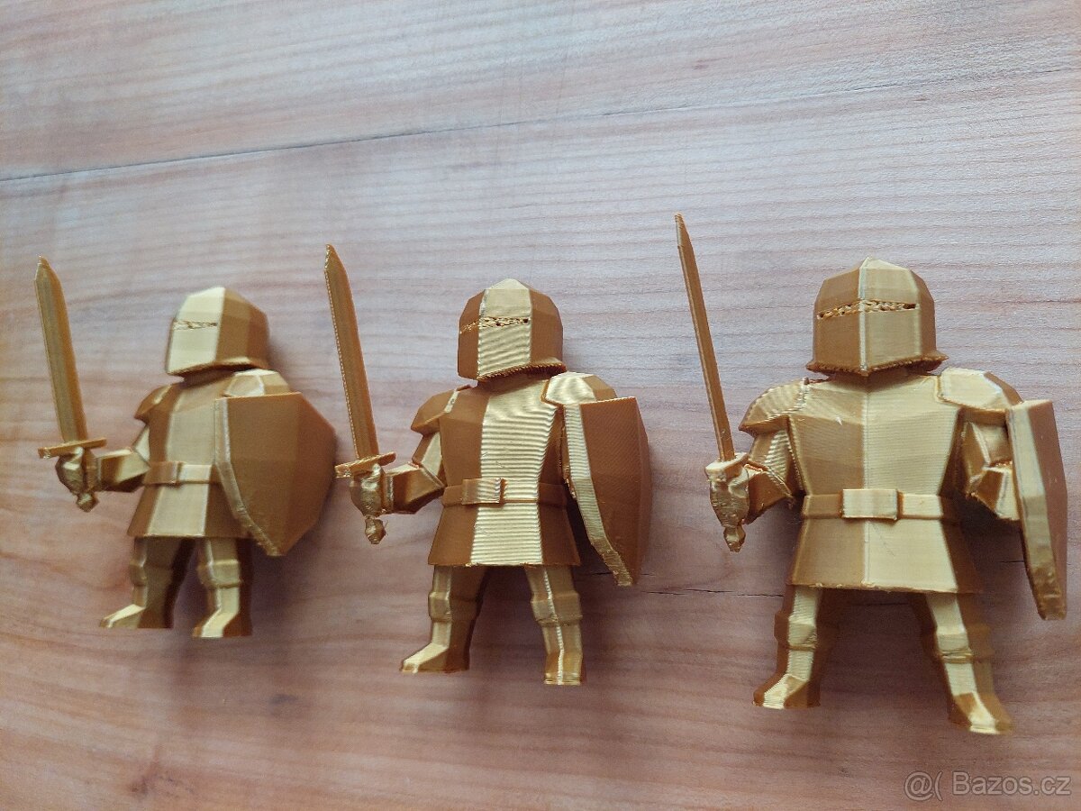Nová figurka zlatý rytíř, zbrojnoš, středověk, rytíři SLEVA - 8