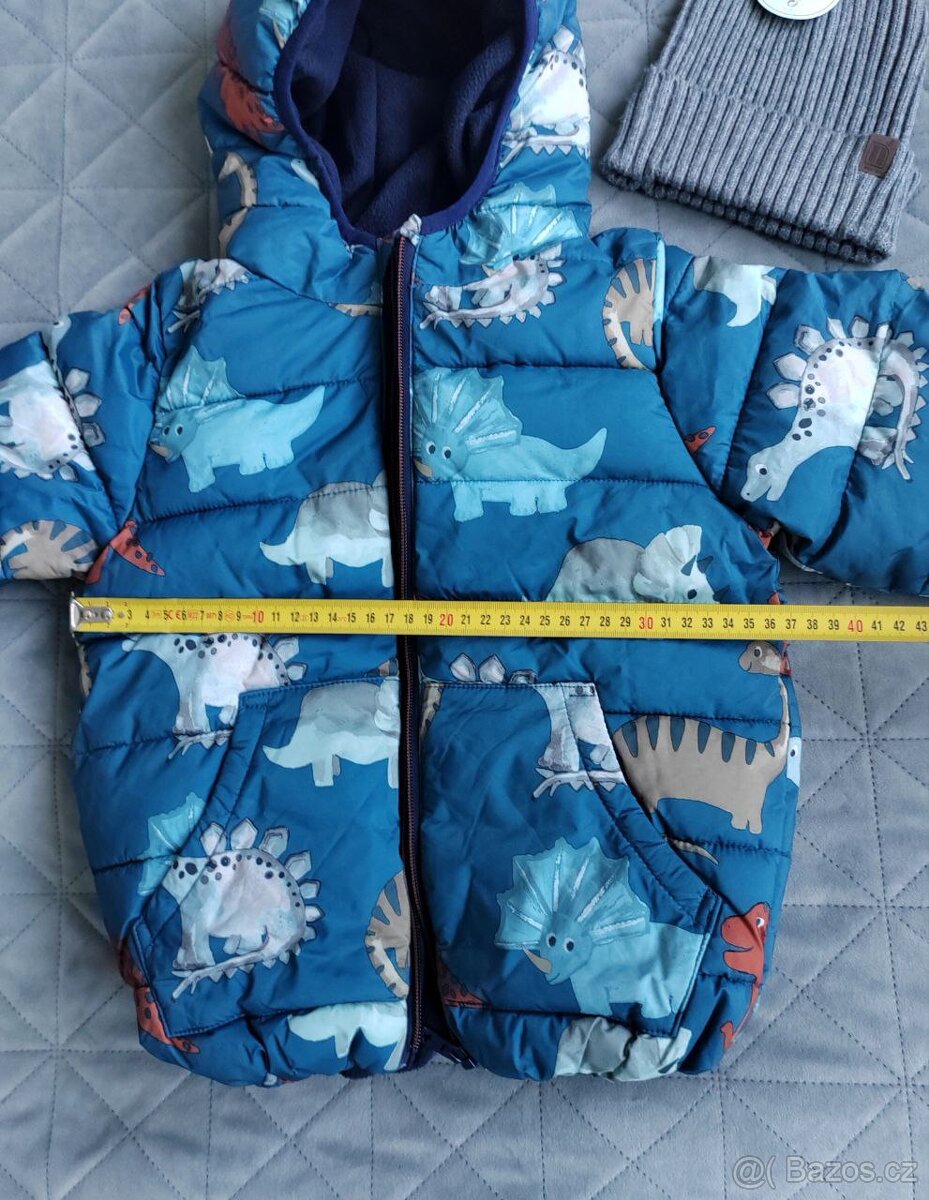 Skvělá zimní nepromokavá bunda + nová čepice (set) - 8