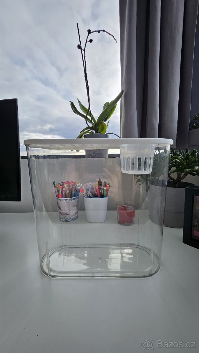 Nove akvarium pro rybicky vel. 29x29, sire 10 cm - 8