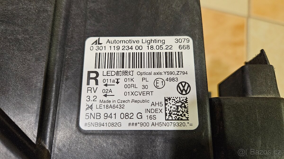 Vw tiguan světlomet - 8