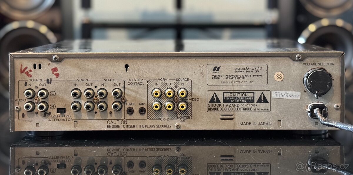 Sansui G-E770 equalizer - 8