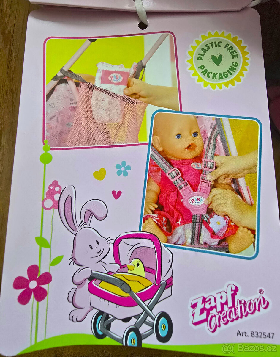 Baby Born Kočárek hole se síťkou - ZCELA NOVÉ - NEPOUŽITÉ - 8