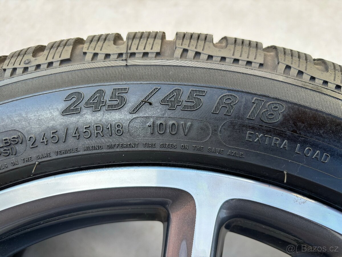 Zimní sada Mercedes R18 z Mercedes Cls w257 245/45 - 8