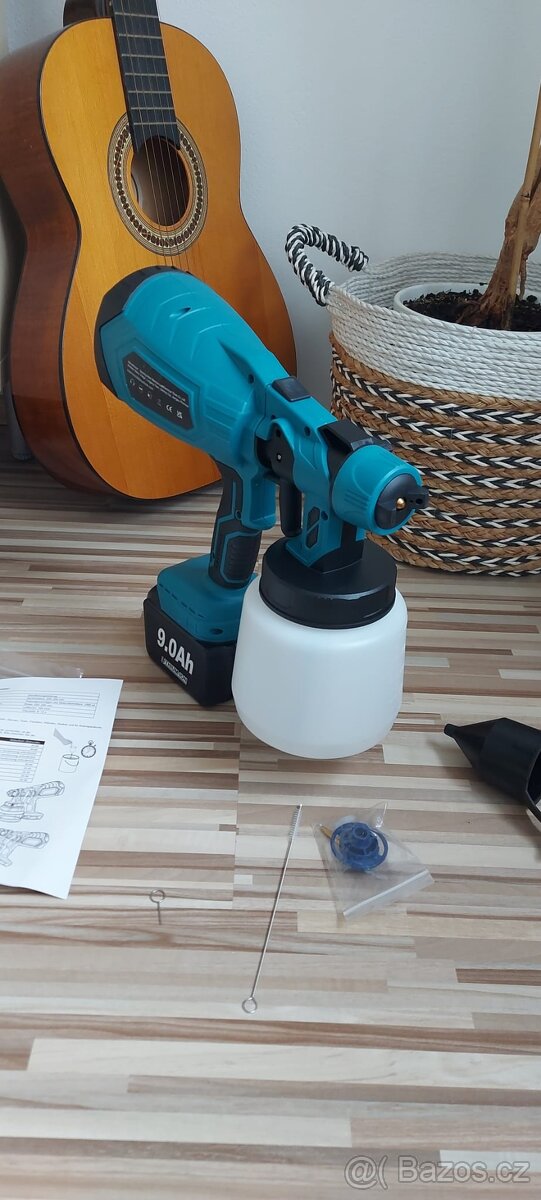 Stříkací Aku pistole Gisam, pro baterie Makita 18V, nová. - 8