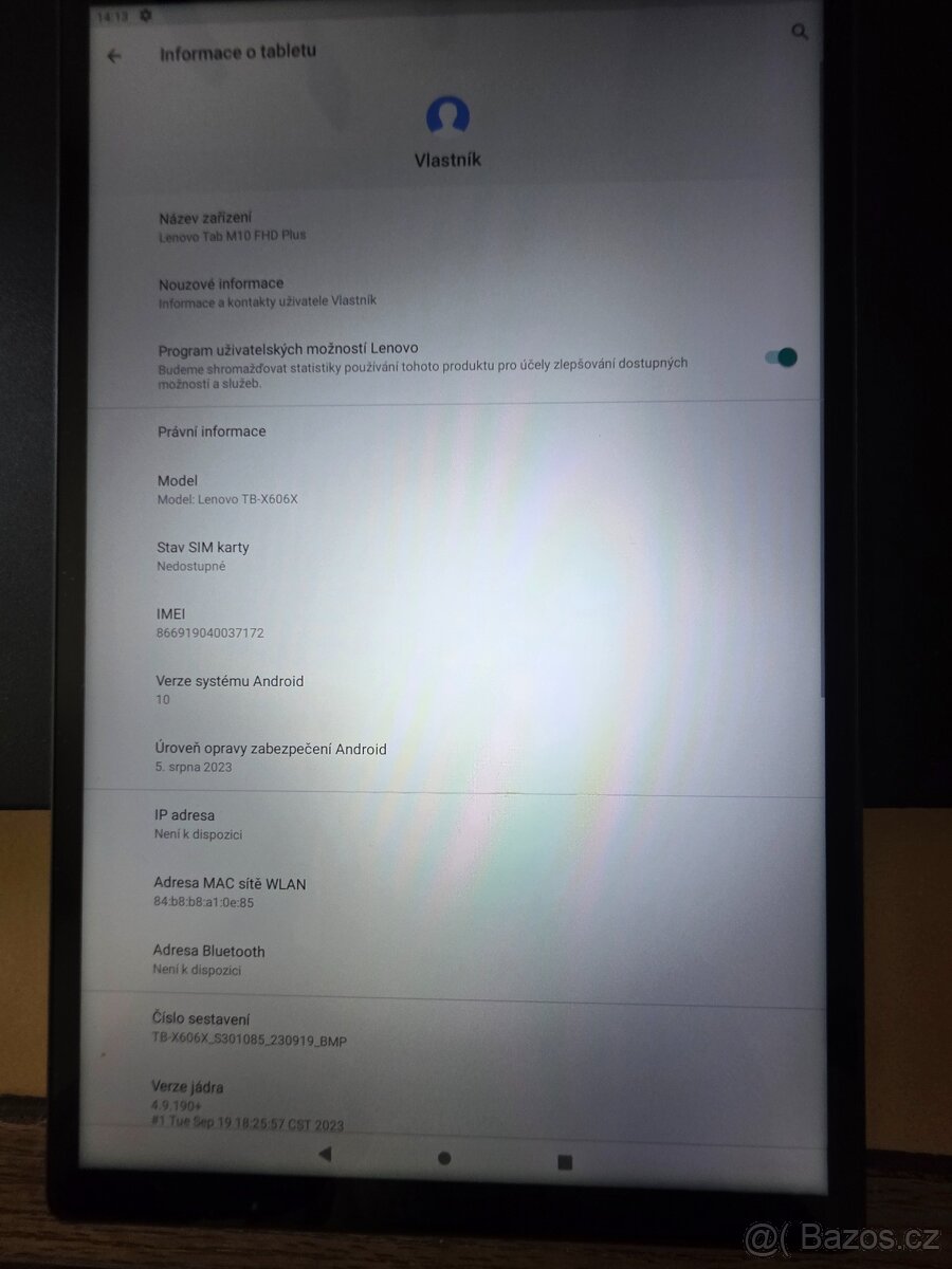 LENOVO TAB M10 FHD PLUS - 8