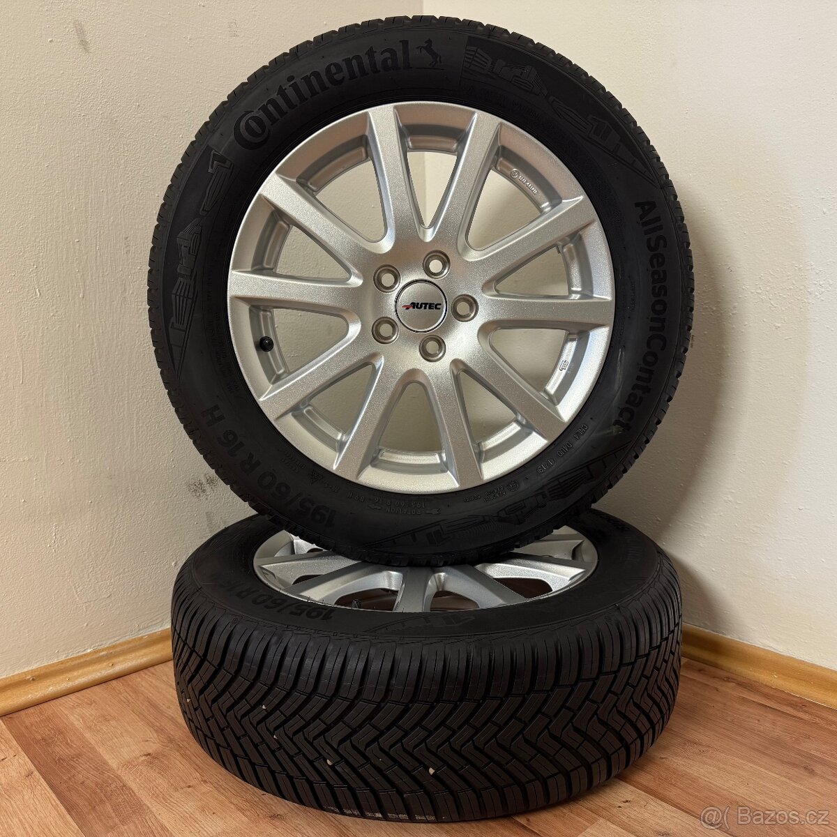 VW / ŠKODA 5x100 R16 ET45+CELOROČNÍ 195/60R16 7,5mm - 8
