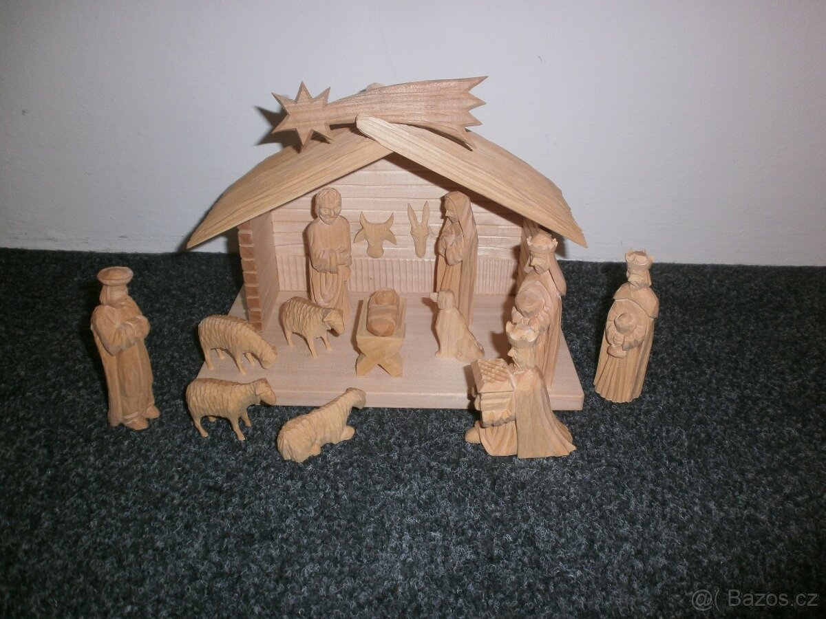 betlém z lipového a smrkového dřeva 14a1 - 8