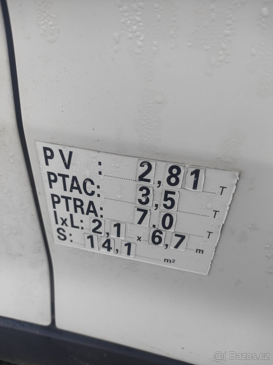 Iveco daily 35c13 sklápěč,nová STK na 2 roky - 8