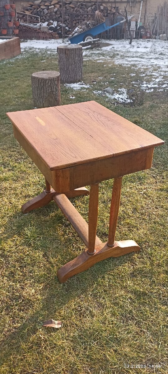 Stolek Bidermaier dub bytový stav 807361cm - 8