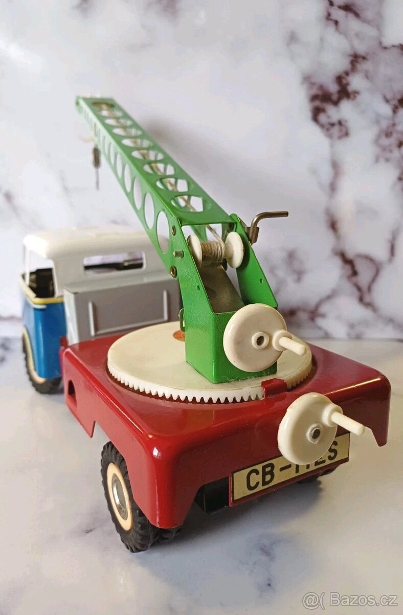 ITES Model auta Škoda 706 RT Jeřábový vůz na klíček TOP - 8