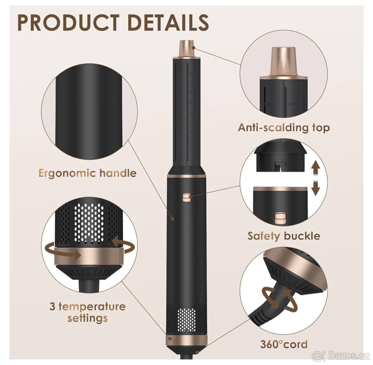 Fén - Multifunkční stylingový 5 v 1 - 8