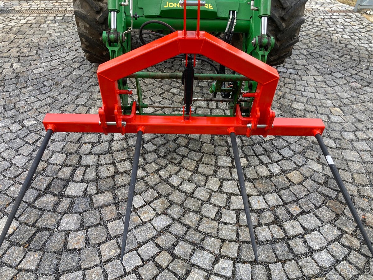 Nosič balíků-sklápěcí hroty/Špice na balíky/Vidle na balíky - 8