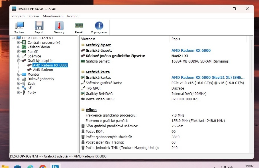 AMD RX 6800 16GB //Plně funkční//Záruka - 8