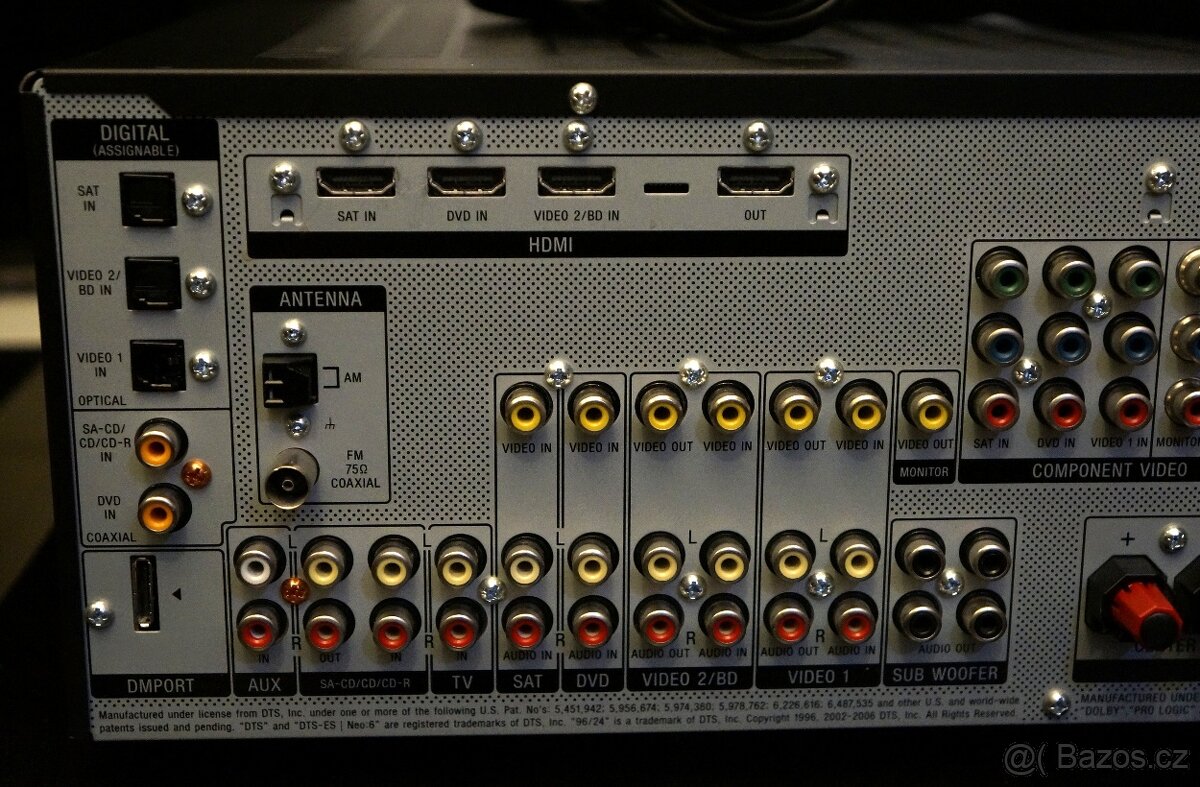 SONY STR DG 910 770W 7.1kanálový A/V receiver - 8