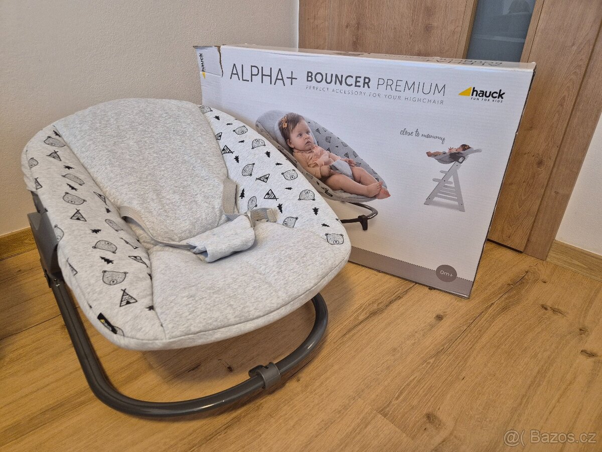 Lehátko Hauck Alpha+ Bouncer Premium 2v1 - 8