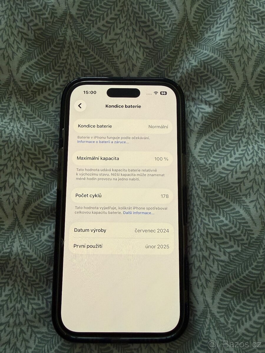 Prodám iPhone 16, růžový 256gb - 8