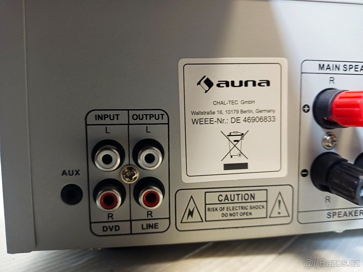 AUNA stereo zesilovač typ10033756, USB,SD,Bluetooth - 8