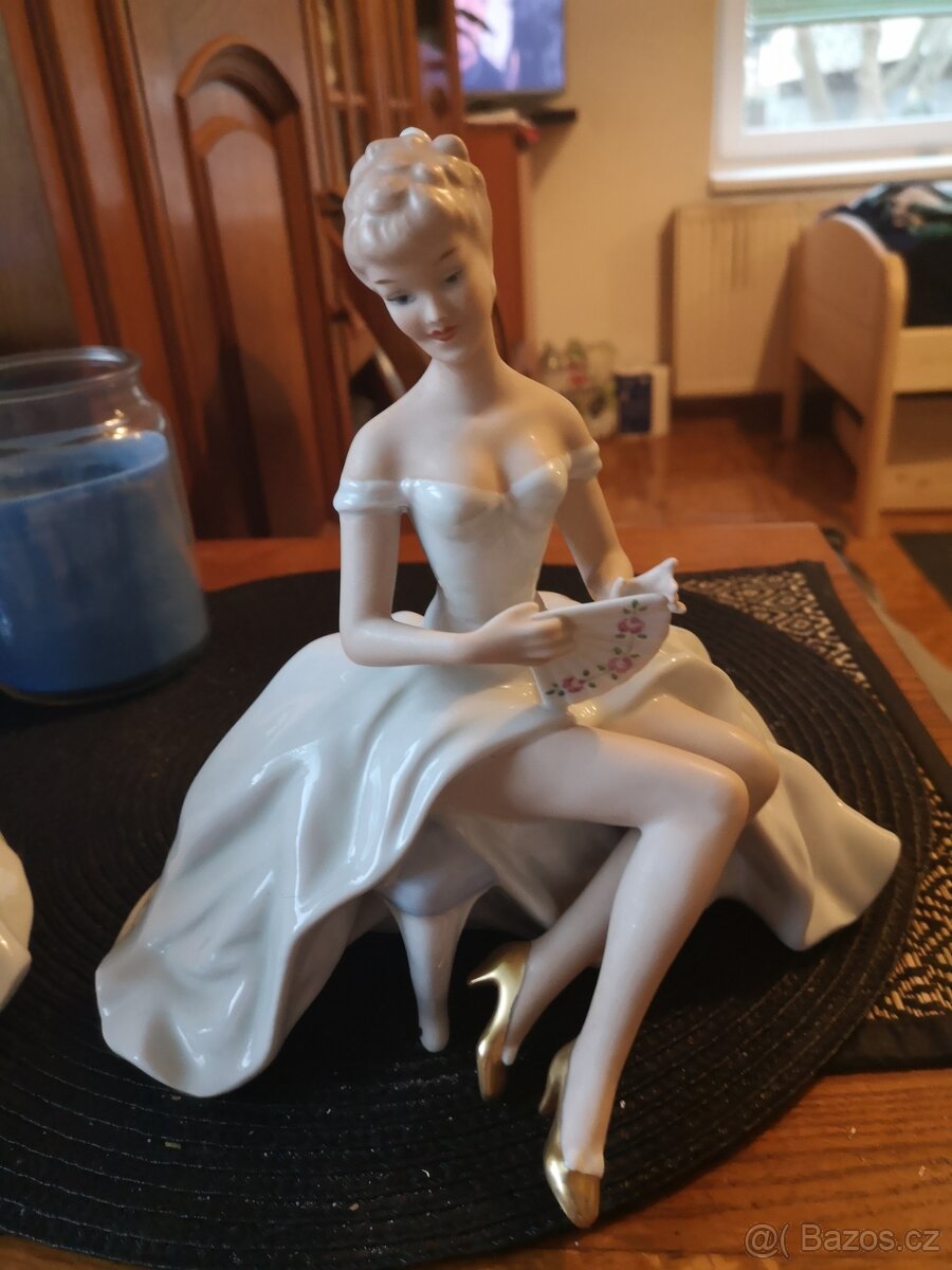 porcelánové sošky značené - 8