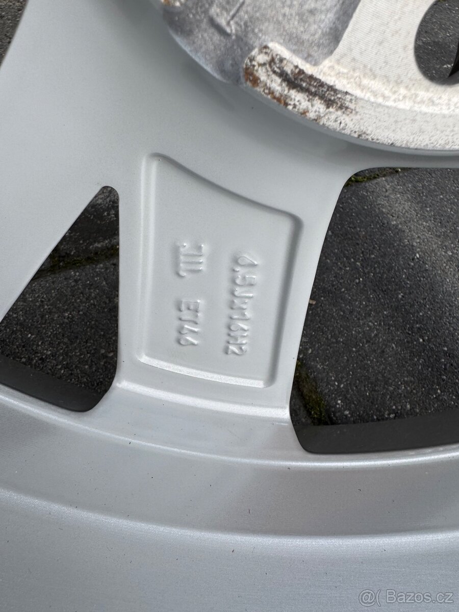 Alu kola 5x112, 6,5Jx16, ET46, perfektní stav. - 8