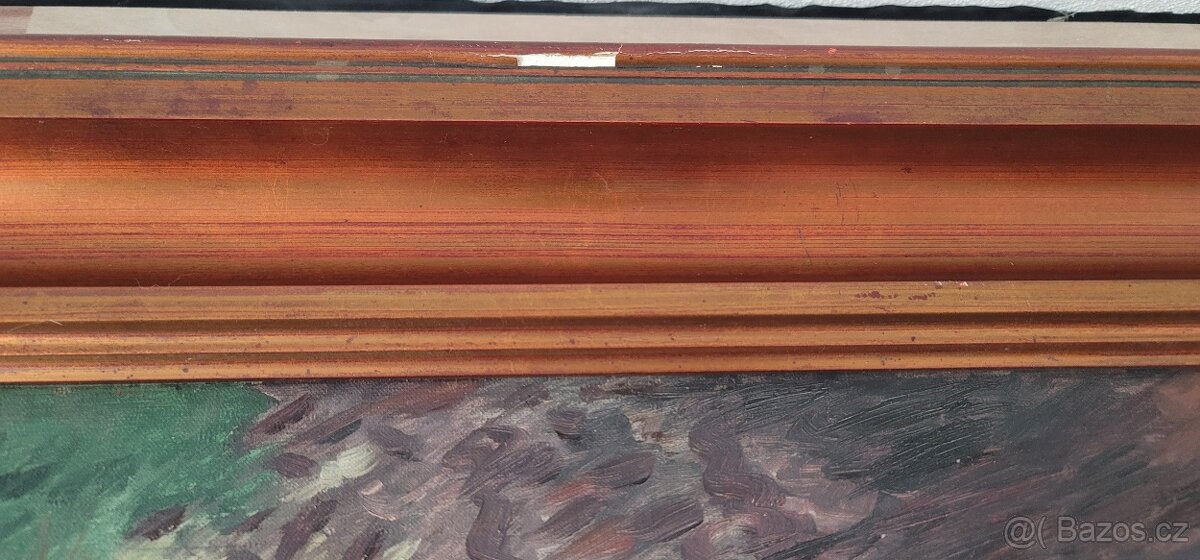 Obraz krajina, olejomalba. - 8