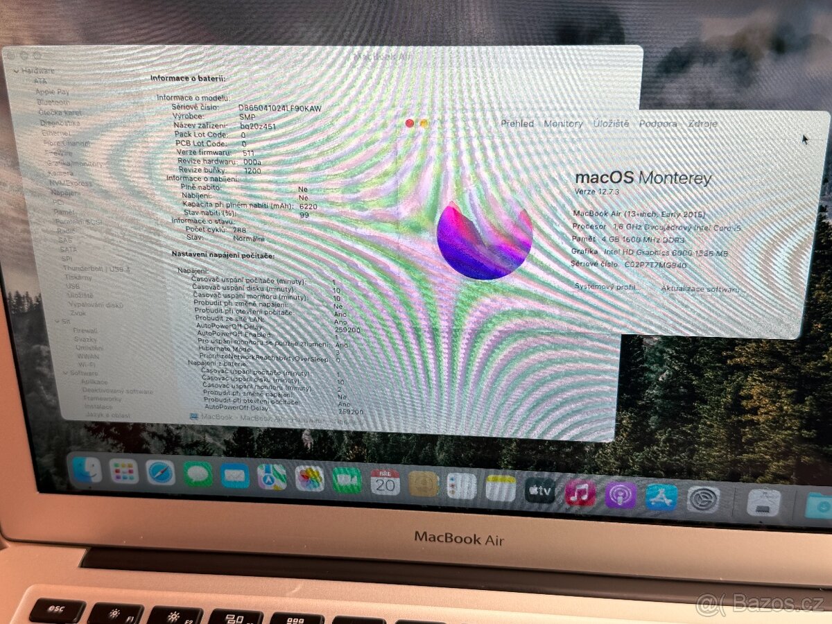 MacBook Air 13'' 2015 / i5 / 4GB / 128GB SSD - DPH - 8