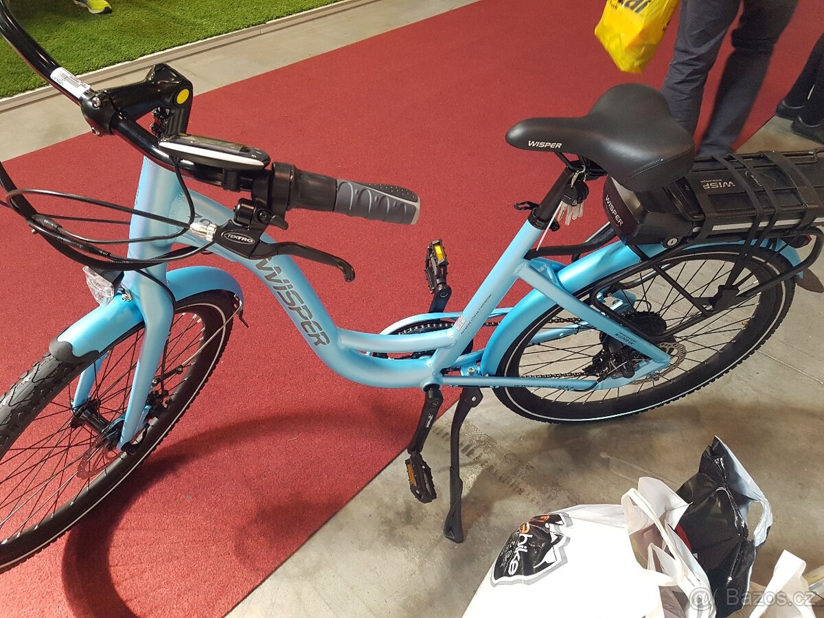 ELEKTROKOLO WISPER 705 MODRÉ + NOVÁ BATERKA - 8