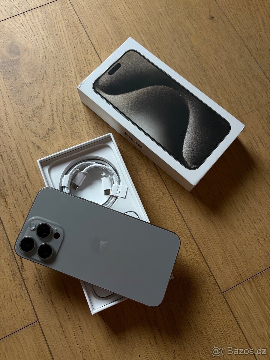 Apple iPhone 15 Pro Max 256GB přírodní - 8