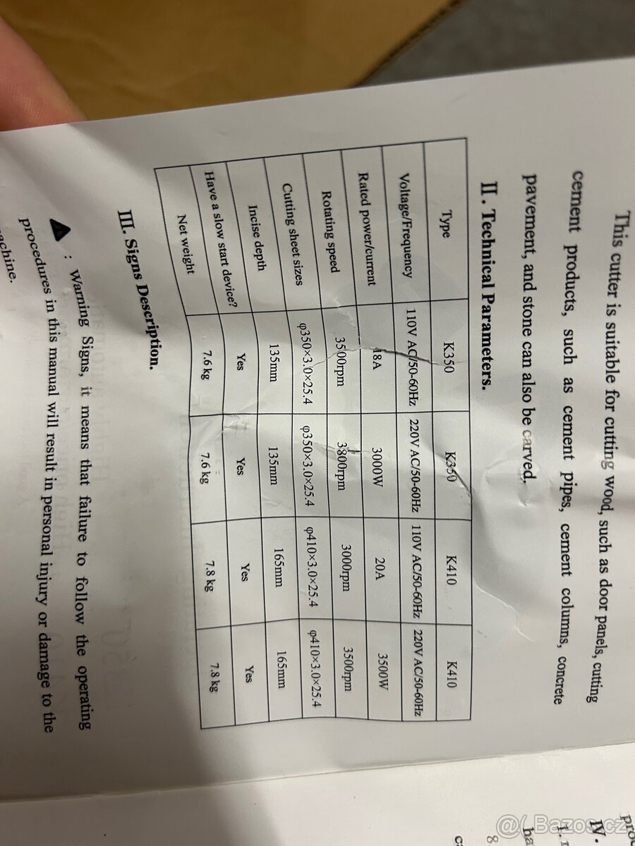 Pila na beton/cihly/asfalt - 8