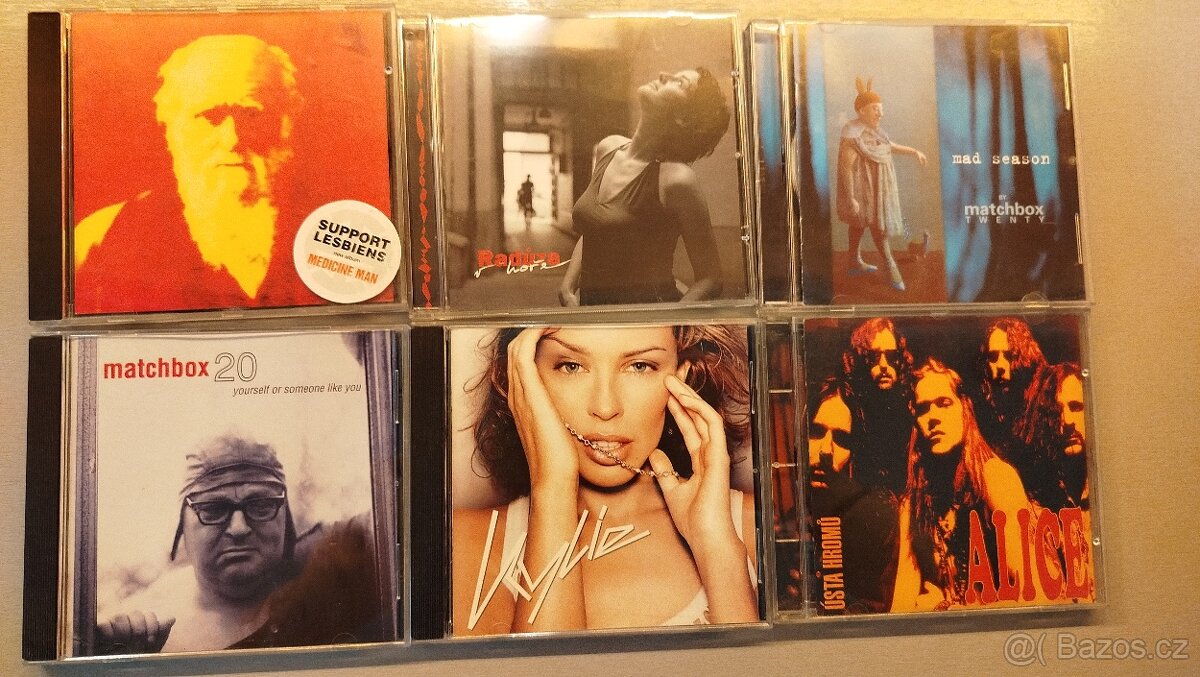 Spoustu originální CD nosičů -LUCIE, Sting, Chinaski,, dalš - 8