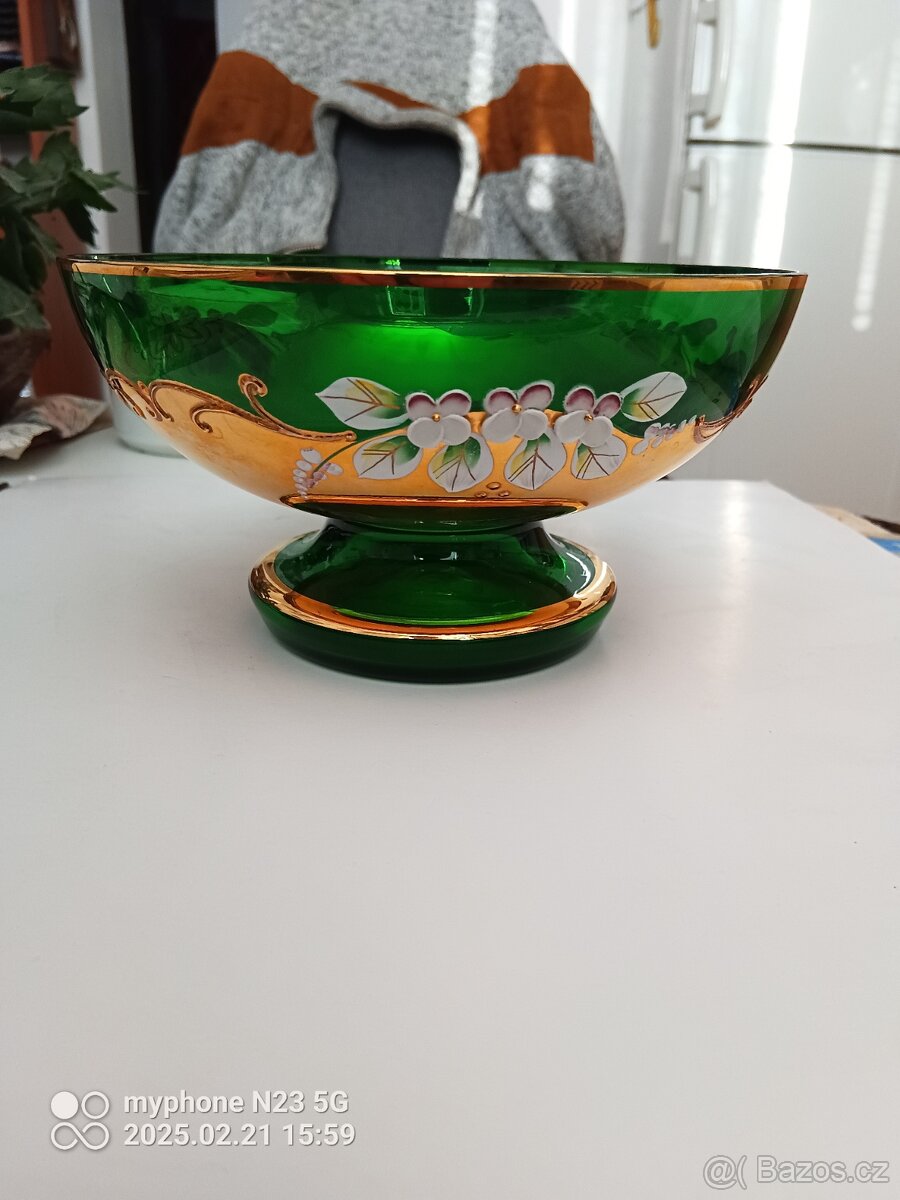 stare novoborske sklo vazy misy - 8