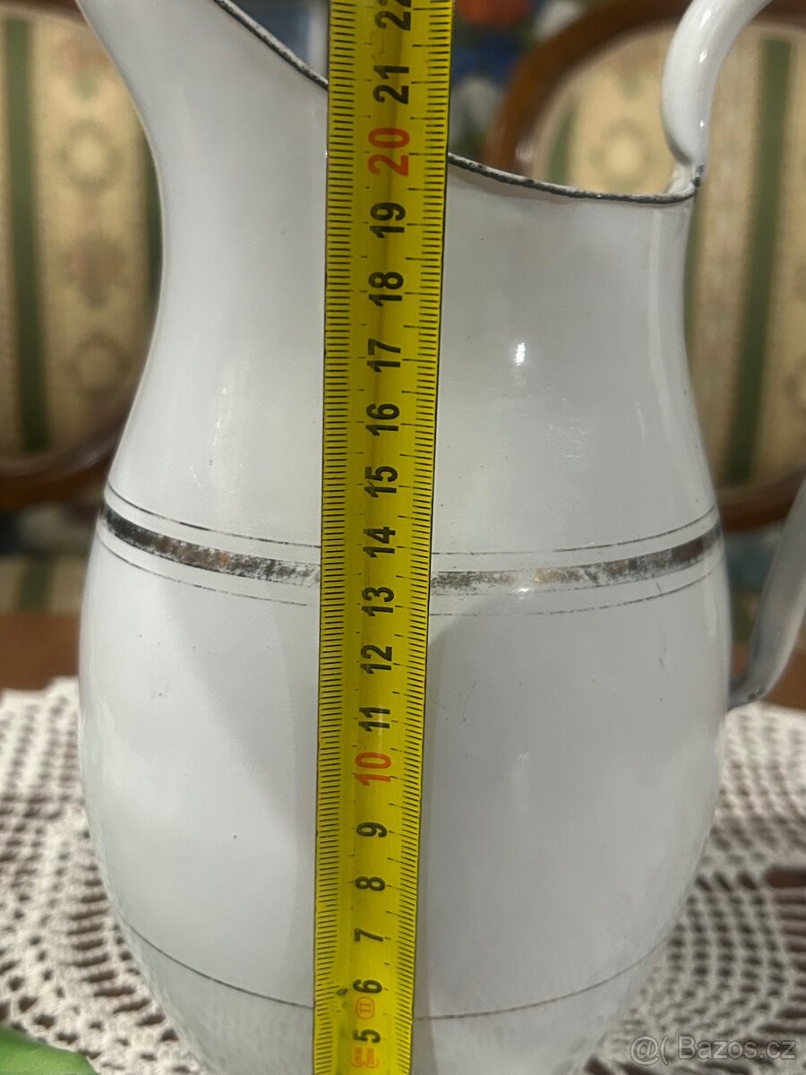 Starý smaltovaný džbán - 8