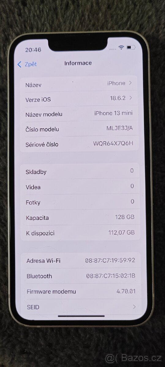 Iphone 13 mini 128 GB bílá - 8
