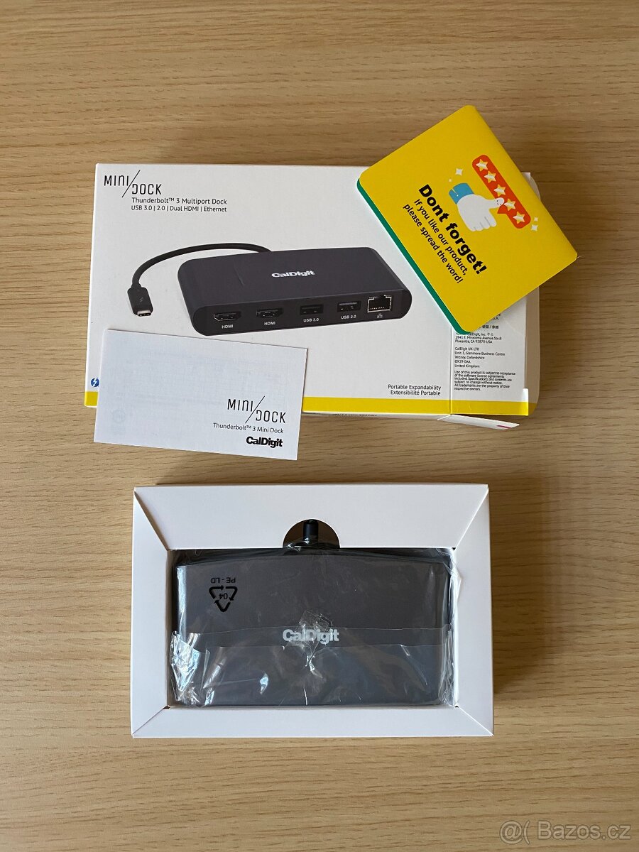 Nová mini dokovací stanice CalDigit Thunderbolt 3 - orig. b. - 8