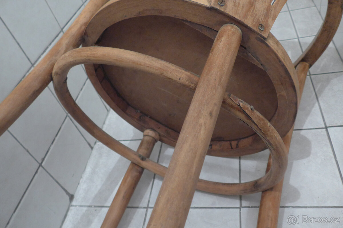Stará Celodřevěná Židle 1925 ? - 8
