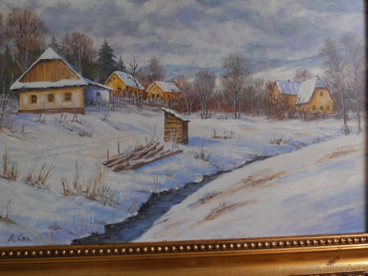 Obraz Svatý motiv, malba, signováno - 8