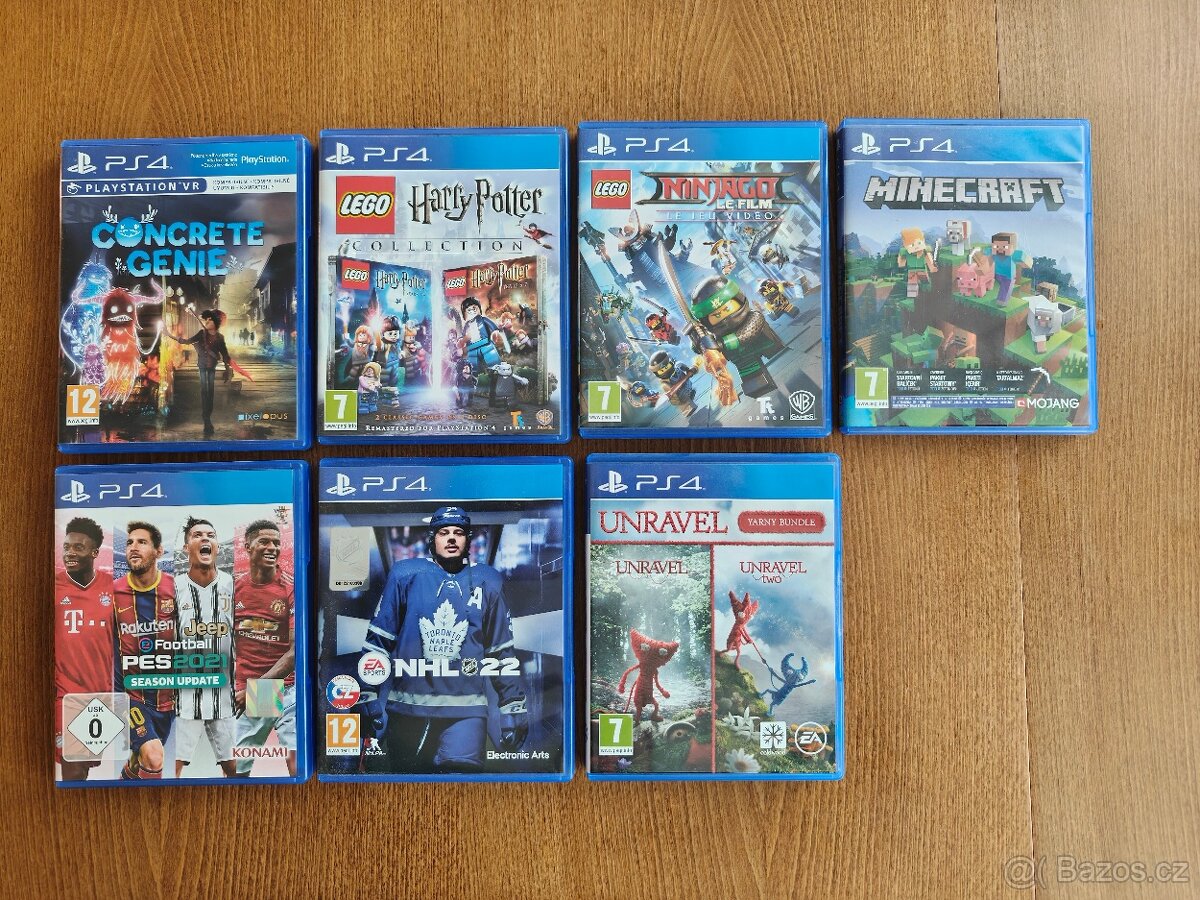 Playstation 4 Slim, 2TB SSD, 4 ovladače, 7 her - 8